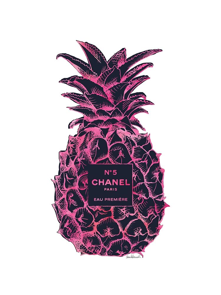 Black Pink Pineapple art print by Amanda Greenwood for $57.95 CAD
