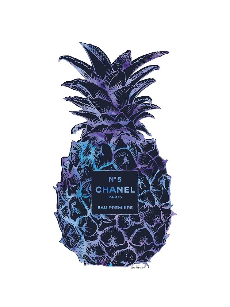 Black Purple Pineapple art print by Amanda Greenwood for $57.95 CAD
