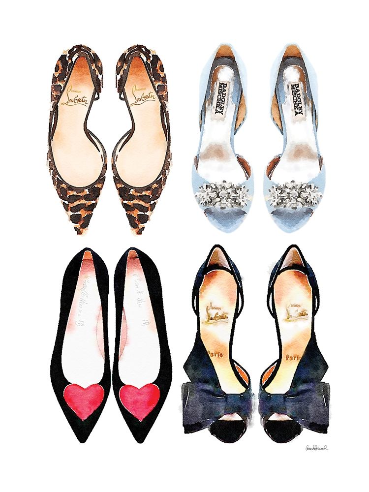 Shoe Collection art print by Amanda Greenwood for $57.95 CAD