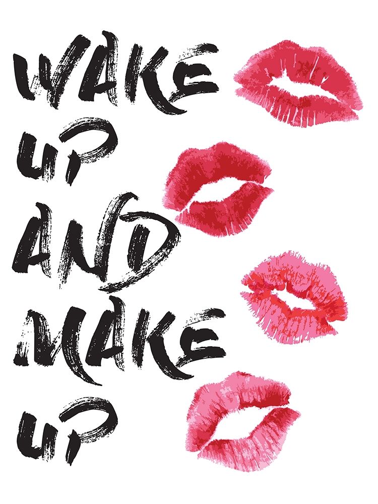 Wakeup Makeup Lipstick Kisses art print by Amanda Greenwood for $57.95 CAD