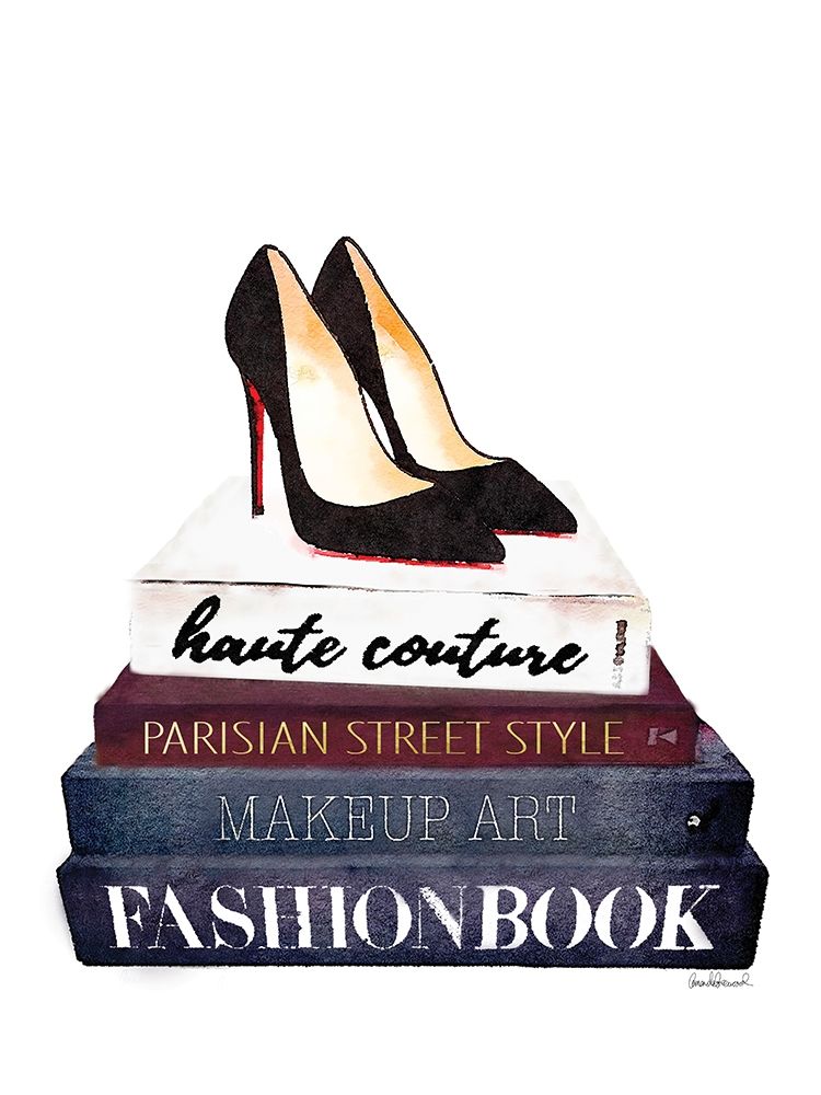 Bookstack Shoes art print by Amanda Greenwood for $57.95 CAD