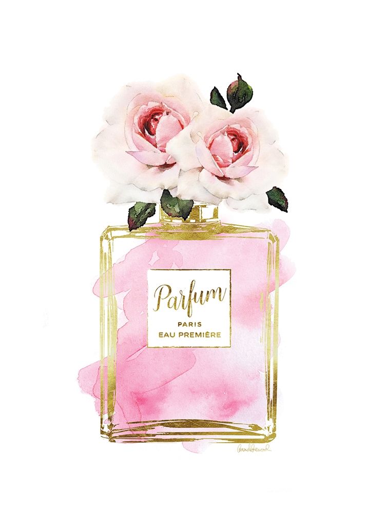 Parfume Pink with Rose art print by Amanda Greenwood for $57.95 CAD