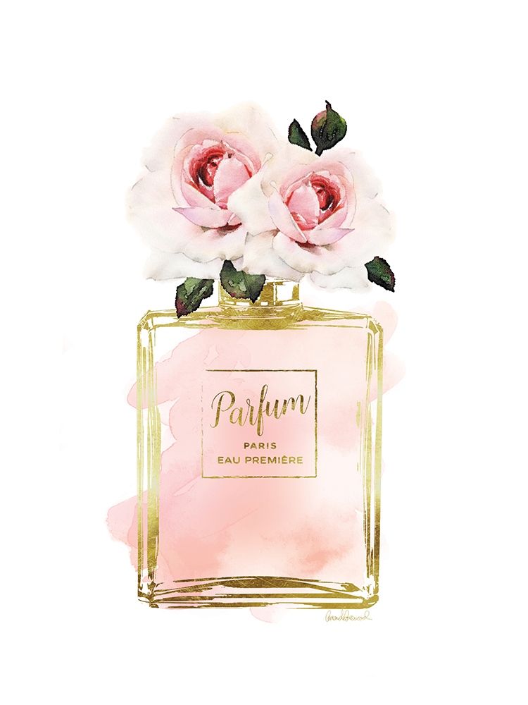 Parfume Peach with Rose art print by Amanda Greenwood for $57.95 CAD