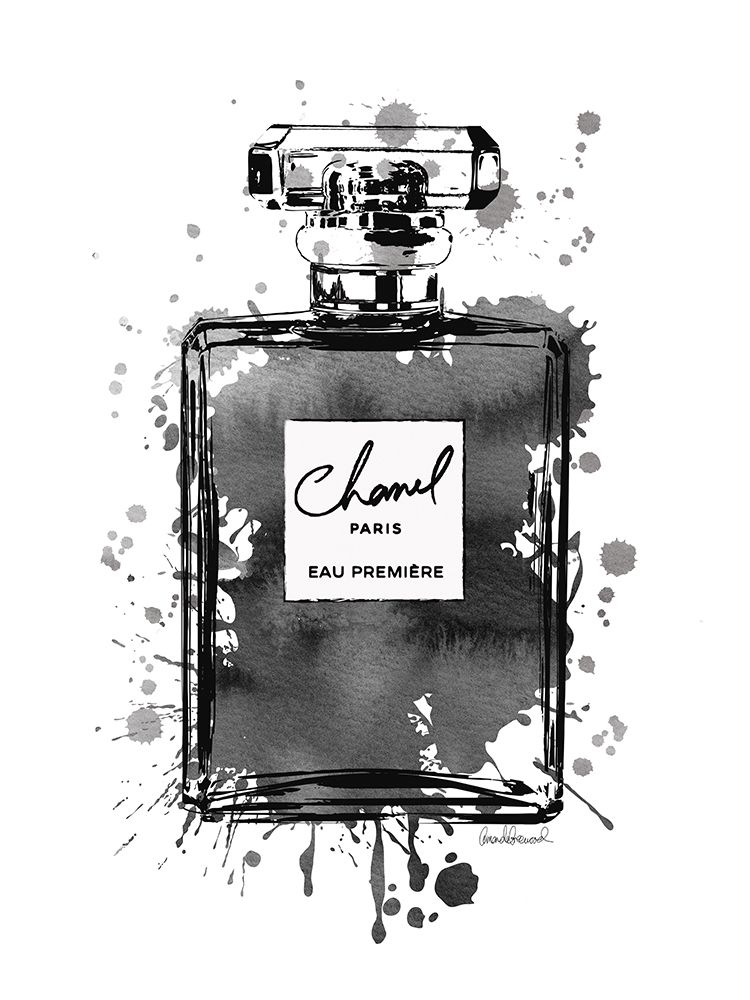 Black Inky Perfume in Black art print by Amanda Greenwood for $57.95 CAD