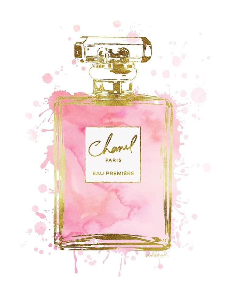 Perfume Bottle Pink II art print by Amanda Greenwood for $57.95 CAD