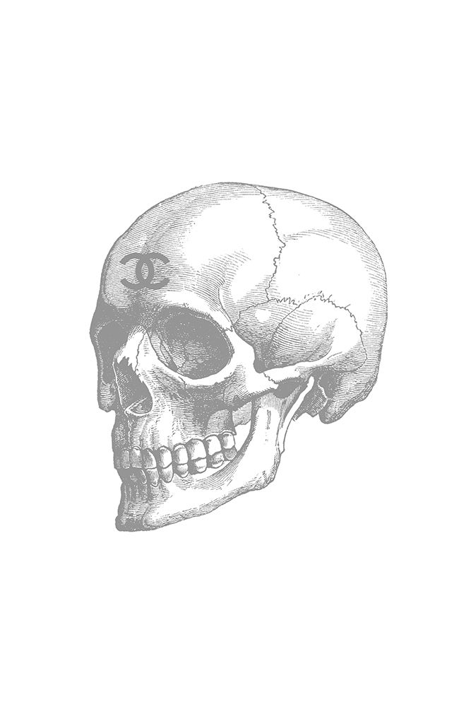 Grey Skull art print by Amanda Greenwood for $57.95 CAD