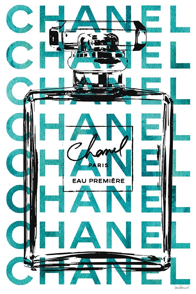 Teal Perfume art print by Amanda Greenwood for $57.95 CAD
