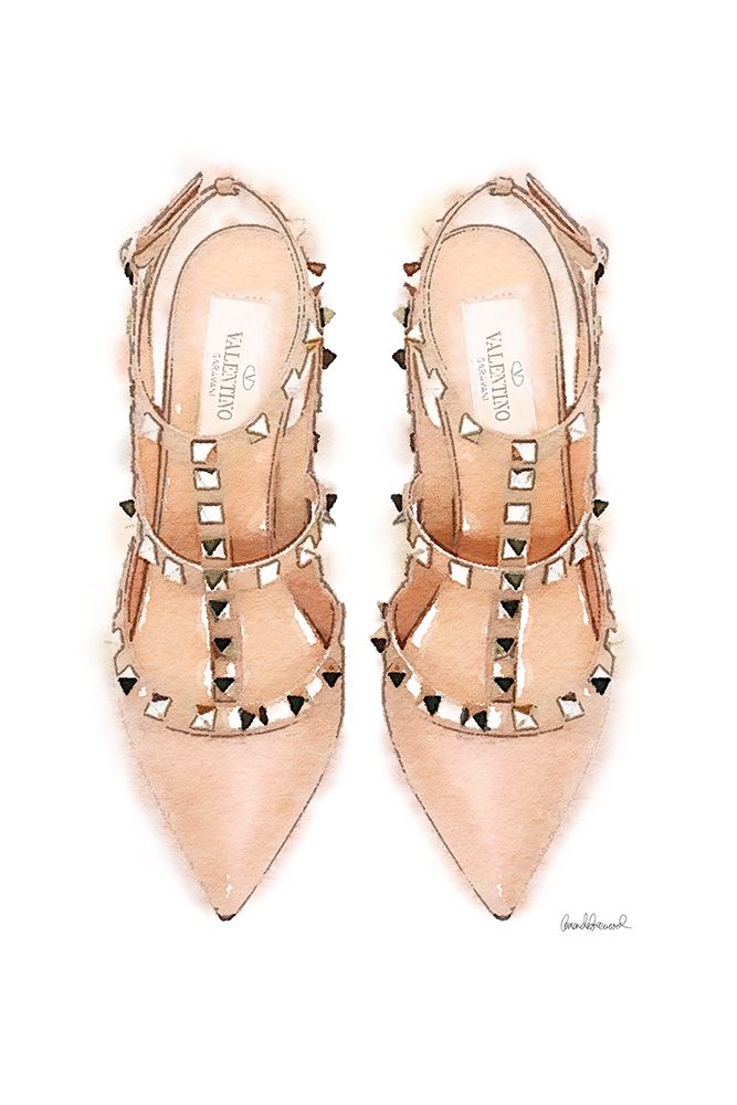 Nude Stud Shoes art print by Amanda Greenwood for $57.95 CAD