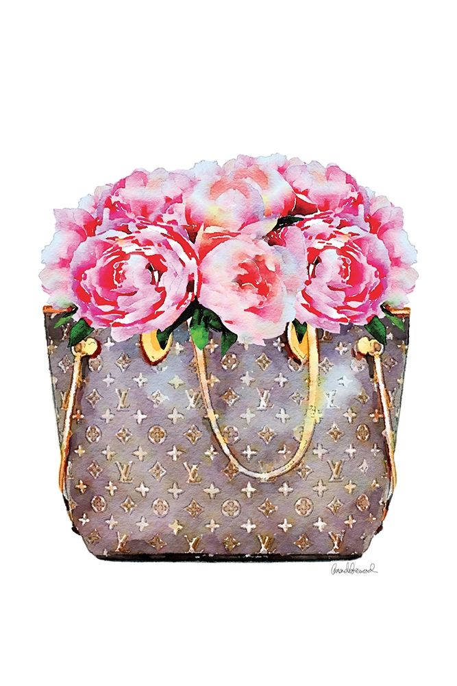 Pink Peony Bag art print by Amanda Greenwood for $57.95 CAD
