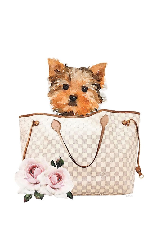 Fashion Bag with Yorkie art print by Amanda Greenwood for $57.95 CAD