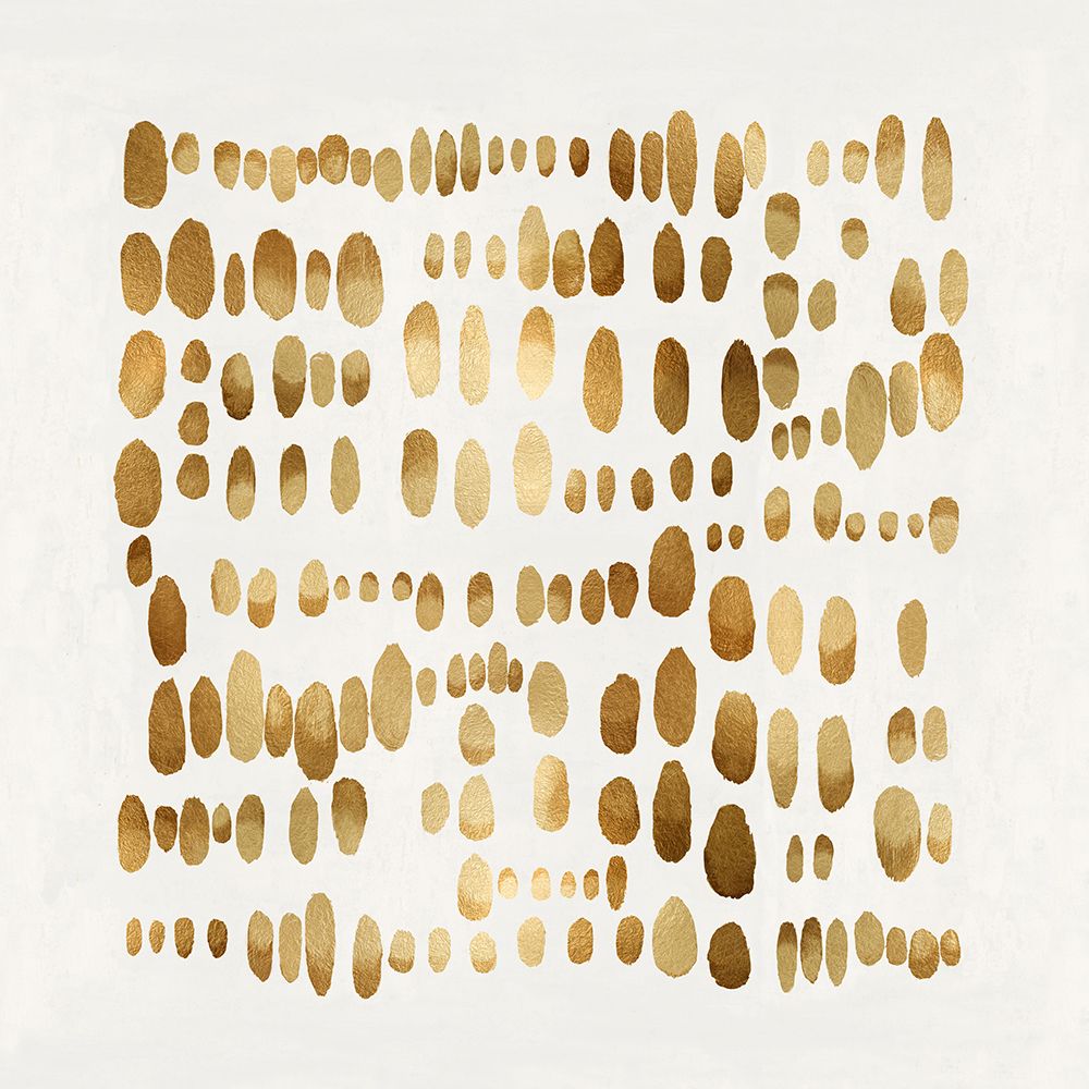 Playful Gold I art print by Angela Perry for $57.95 CAD