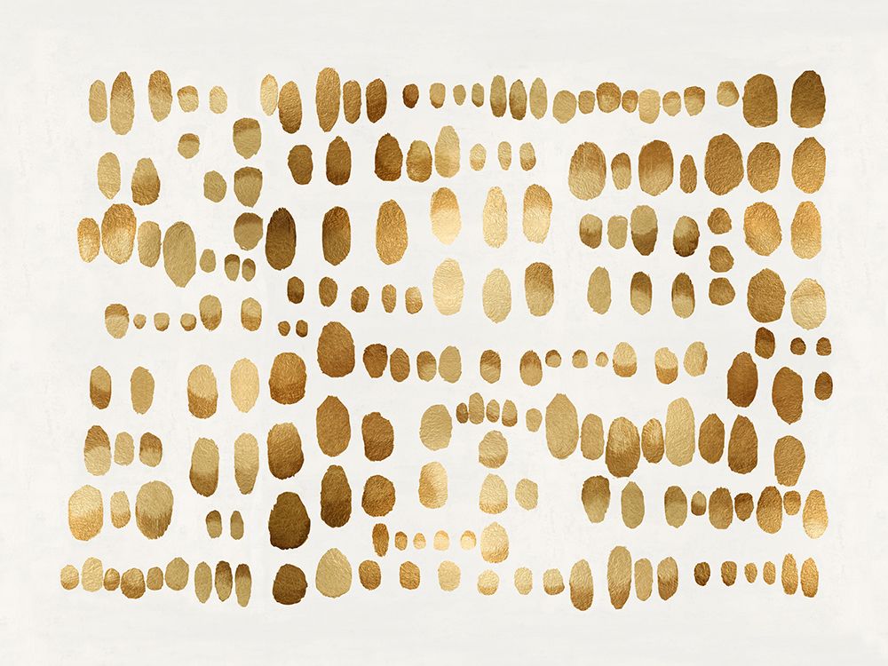 Playful Gold III art print by Angela Perry for $57.95 CAD