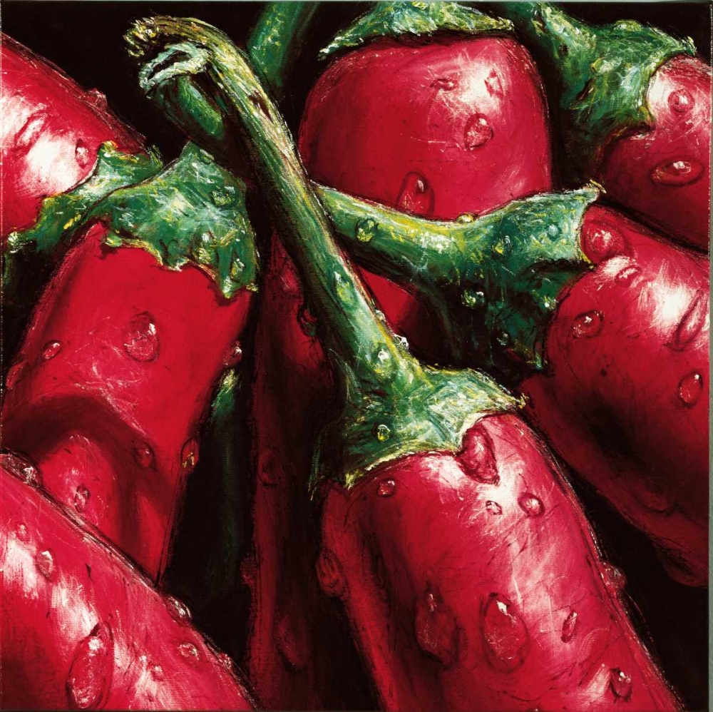 Hot Peppers art print by Alma Ch for $57.95 CAD