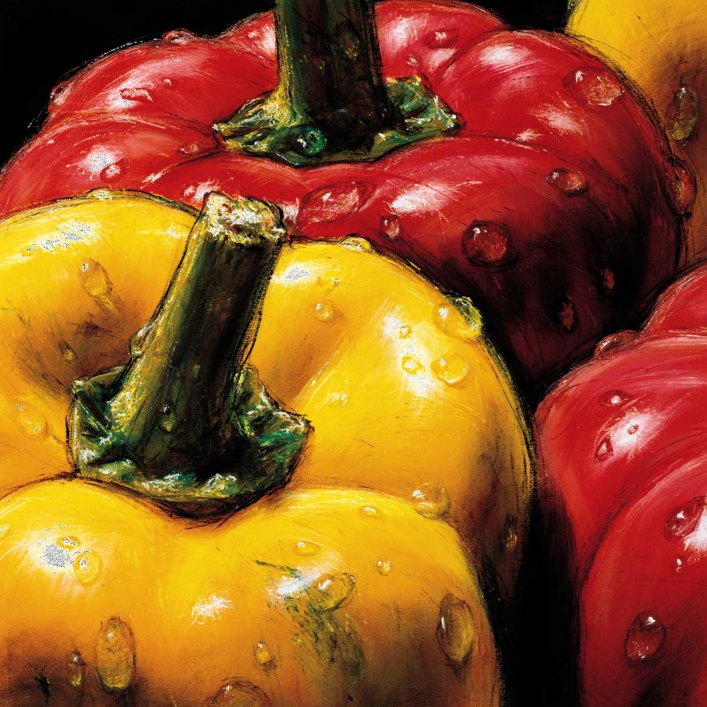 Peppers art print by Alma Ch for $57.95 CAD