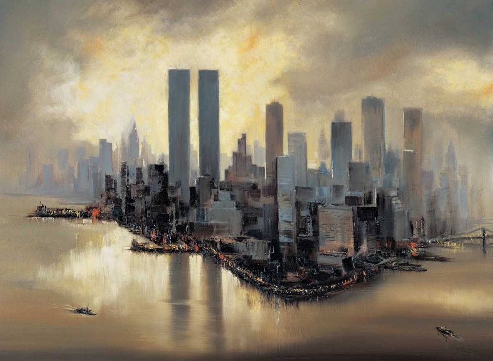 Reflections of Manhattan art print by Alexander Moore for $57.95 CAD