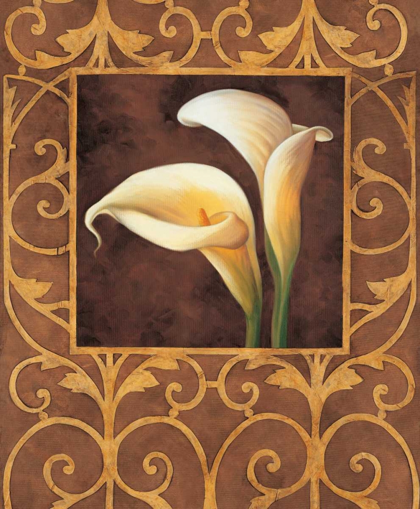 Ornamental Callas art print by Andres Gonzales for $57.95 CAD