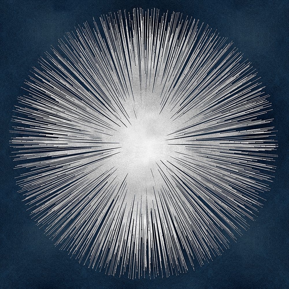 Sunburst on Dark Blue I art print by Abby Young for $57.95 CAD