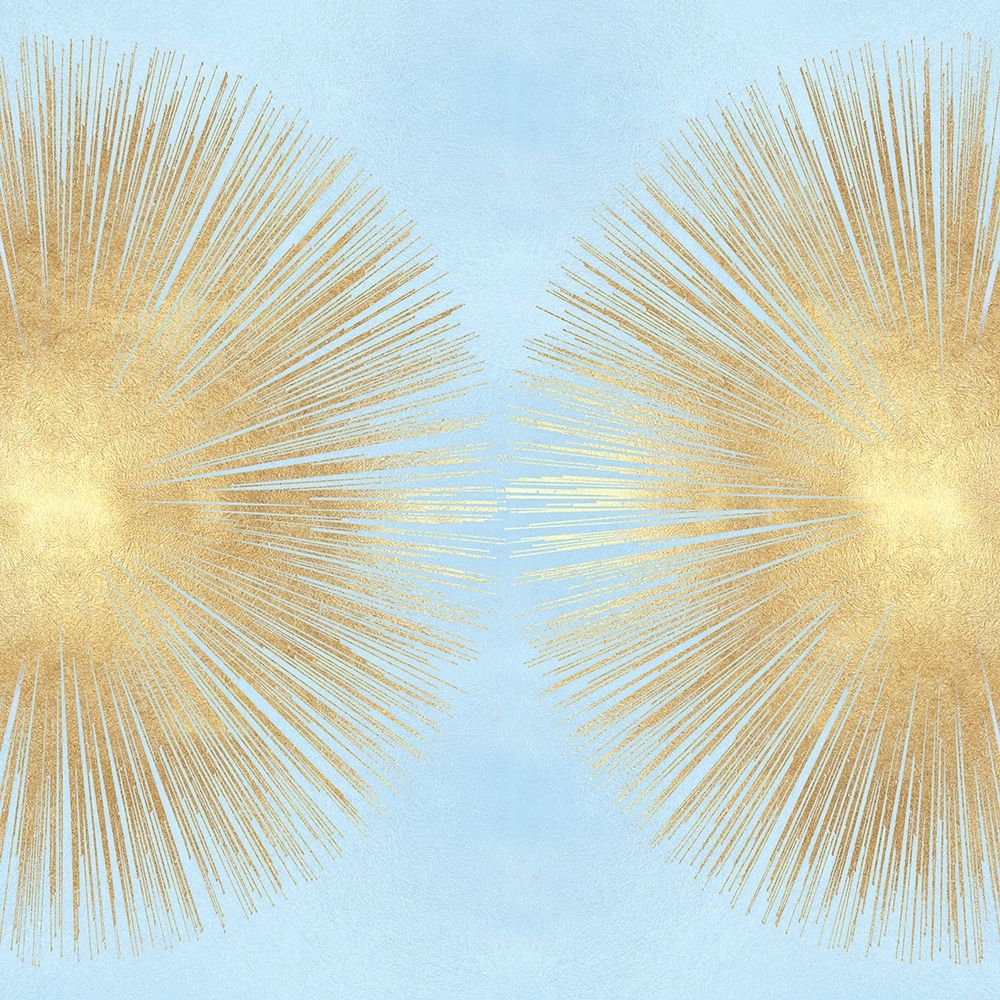 Sunburst Gold on Light Blue II art print by Abby Young for $57.95 CAD