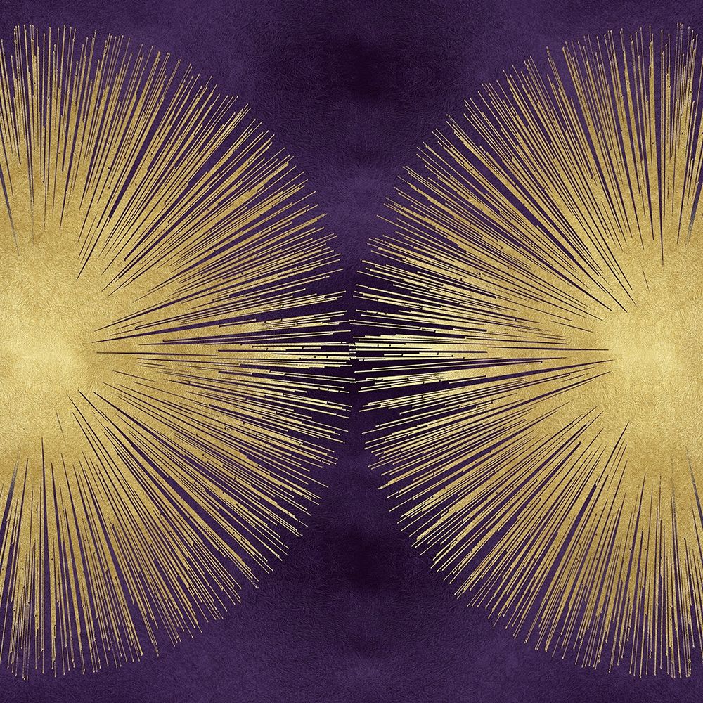 Sunburst Gold on Purple II art print by Abby Young for $57.95 CAD