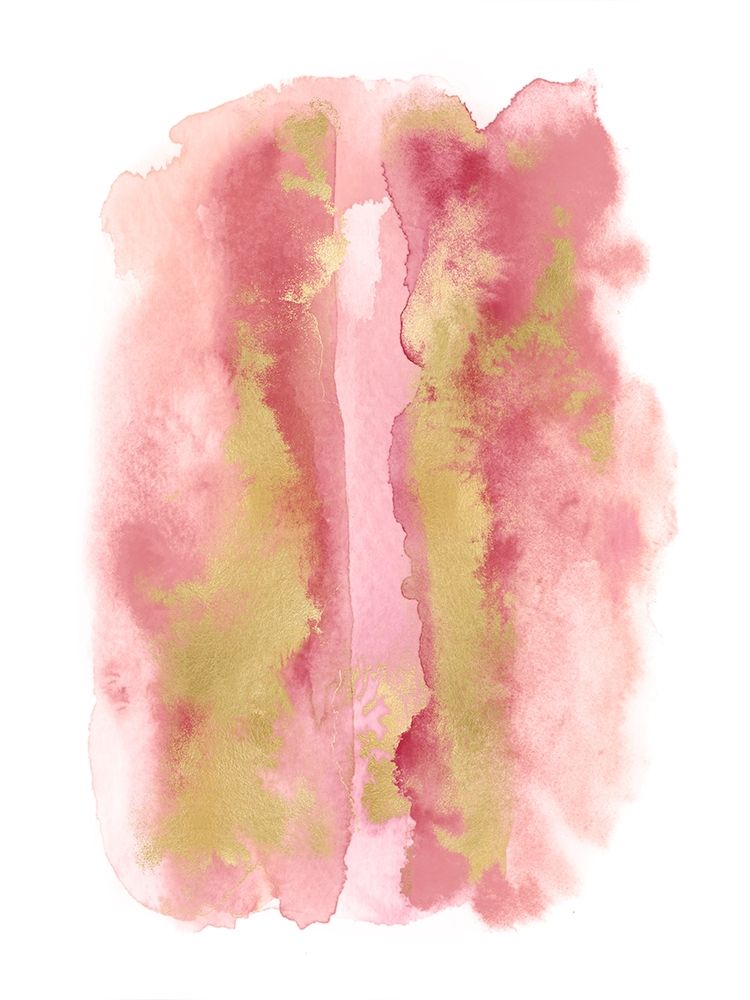 Blush Mist with Gold I art print by Bella Riley for $57.95 CAD