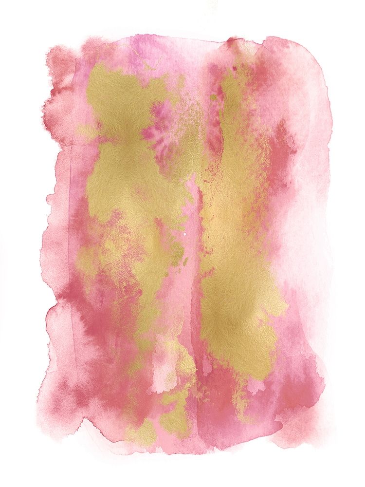 Blush Mist with Gold II art print by Bella Riley for $57.95 CAD