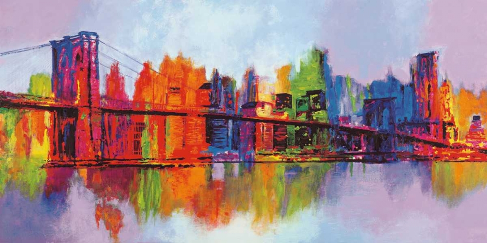 Abstract Manhattan art print by Brian Carter for $57.95 CAD