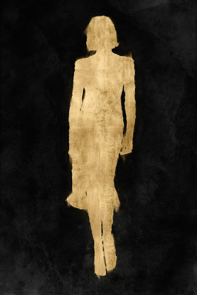 Fashion Figure Gold I art print by Madeline Blake for $57.95 CAD