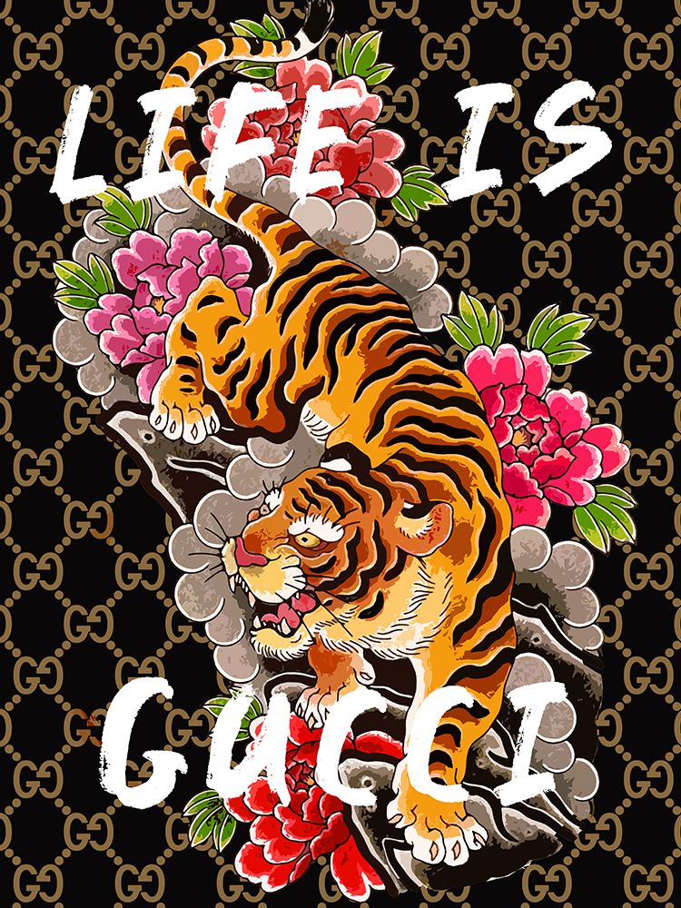 Life is Tiger III art print by Madeline Blake for $57.95 CAD