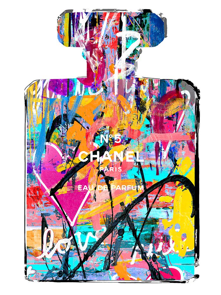 Perfume Graffiti I art print by Madeline Blake for $57.95 CAD