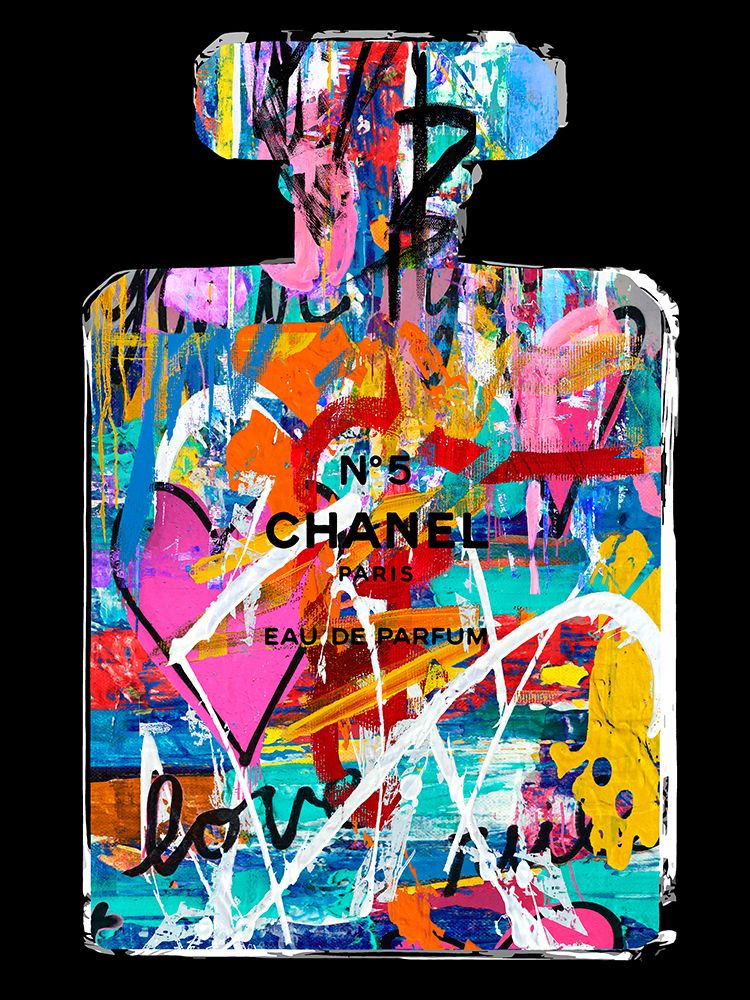 Perfume Graffiti II art print by Madeline Blake for $57.95 CAD