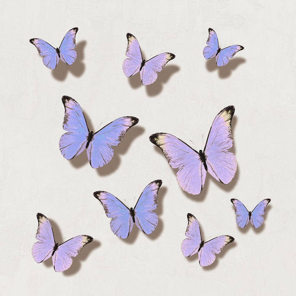 Lavender Butterflies I art print by Tina Blakely for $57.95 CAD