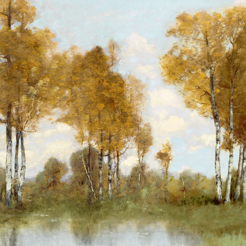 Golden Tree Pond II art print by Christy McKee for $57.95 CAD