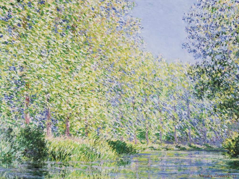 The Epte River near Giverny art print by Claude Monet for $57.95 CAD