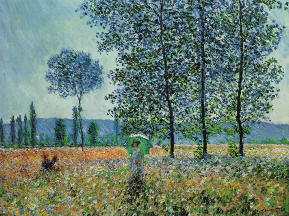 Felder im Fruhling art print by Claude Monet for $57.95 CAD