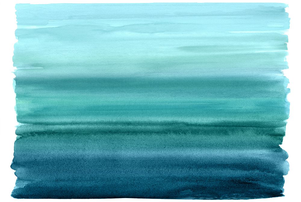 Ombre Teal I art print by Allie Corbin for $57.95 CAD
