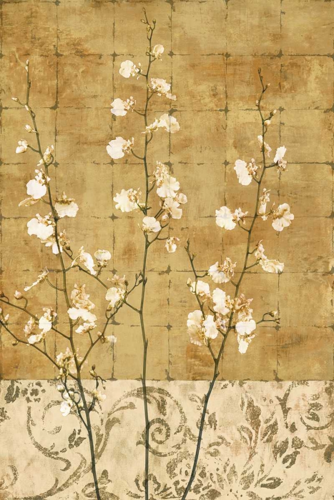 Blossoms in Gold II art print by Chris Donovan for $57.95 CAD