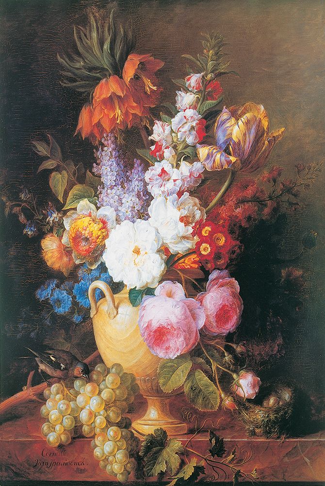 Vase de fleurs art print by Corneille Van Spaendonck for $57.95 CAD