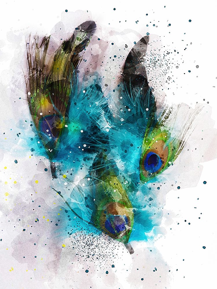 Peacock II art print by Chamira Young for $57.95 CAD