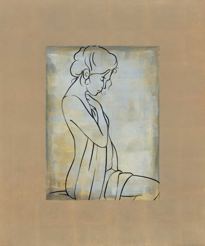 Femme assise I art print by Dan Bennion for $57.95 CAD