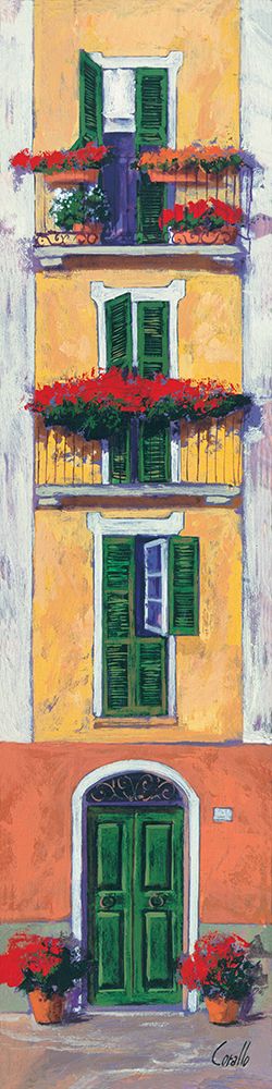 Balconi liguri II art print by Daniela Corallo for $57.95 CAD