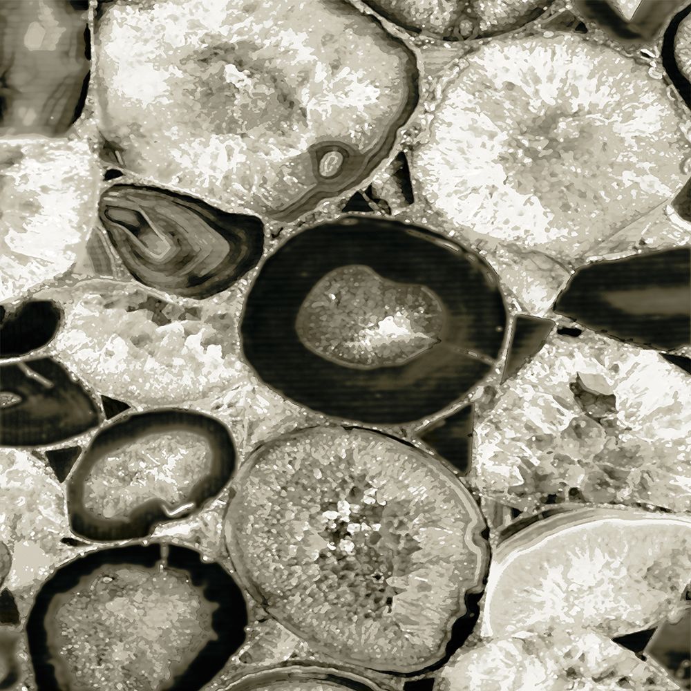 Agate in Pewter I art print by Danielle Carson for $57.95 CAD