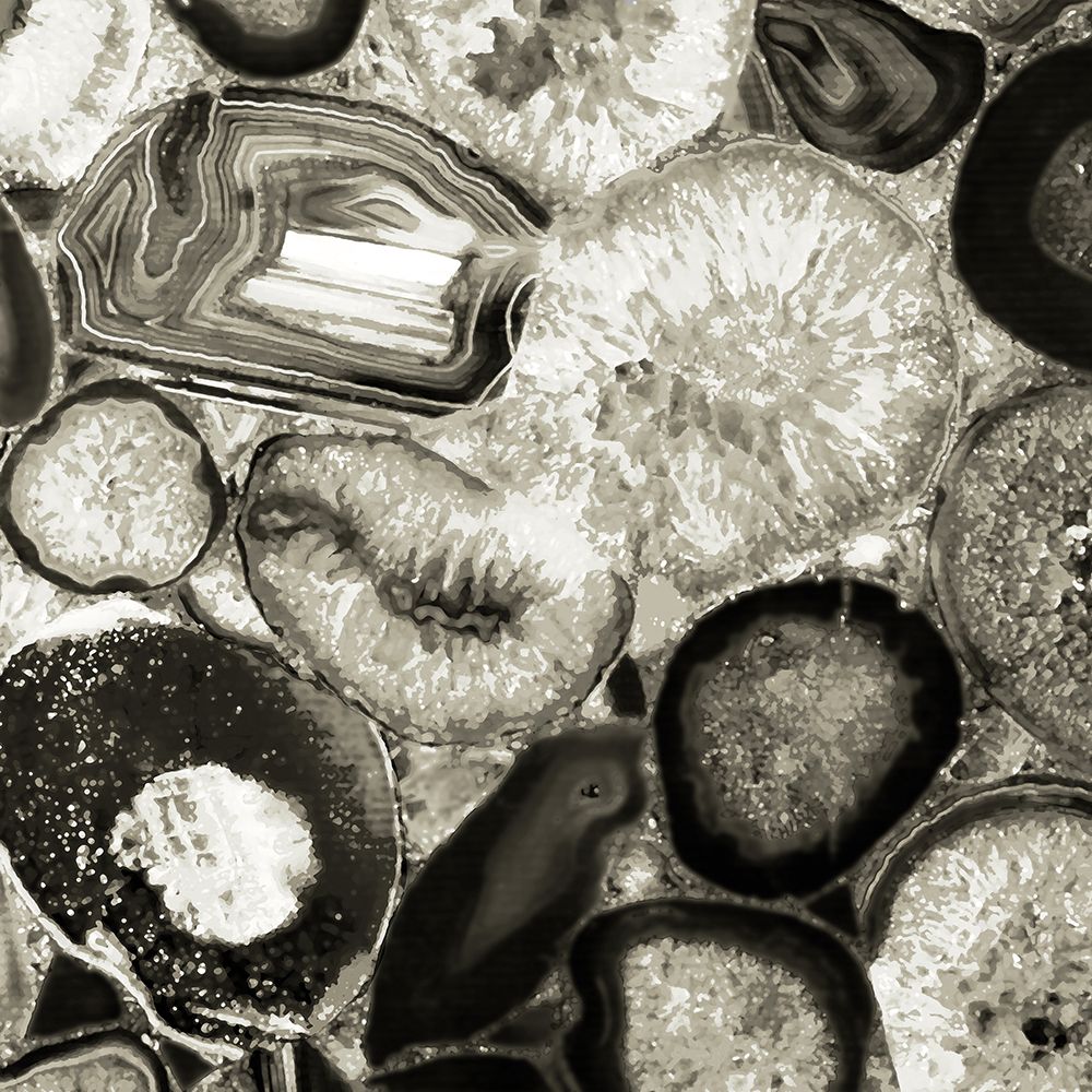 Agate in Pewter II art print by Danielle Carson for $57.95 CAD