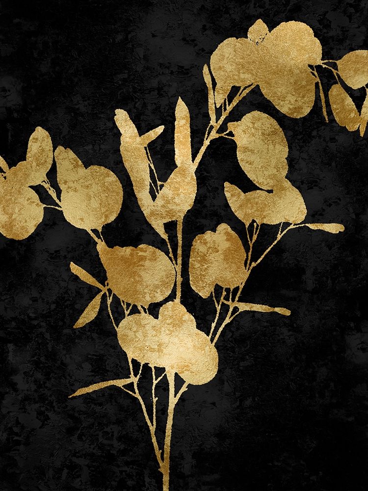 Nature Gold on Black III art print by Danielle Carson for $57.95 CAD