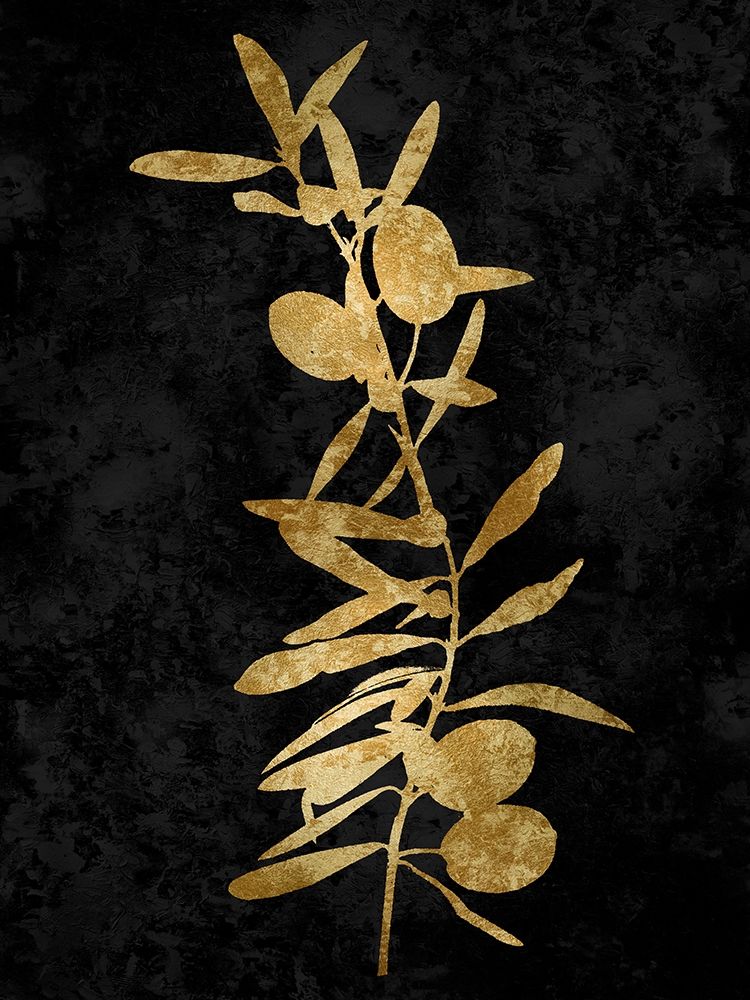 Nature Gold on Black IV art print by Danielle Carson for $57.95 CAD