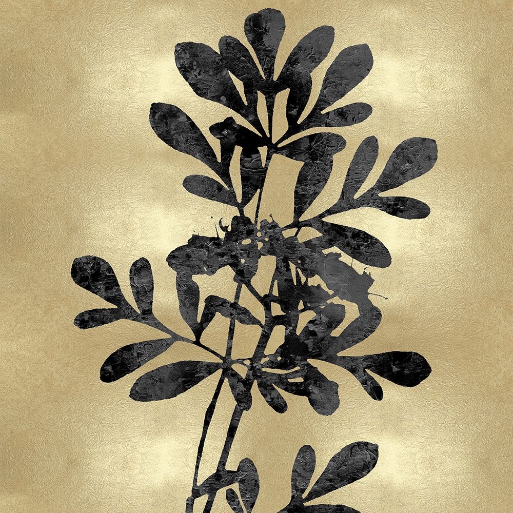 Nature Black on Gold II art print by Danielle Carson for $57.95 CAD