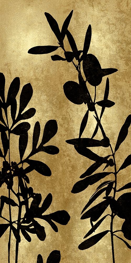 Nature Panel Black on Gold III art print by Danielle Carson for $57.95 CAD