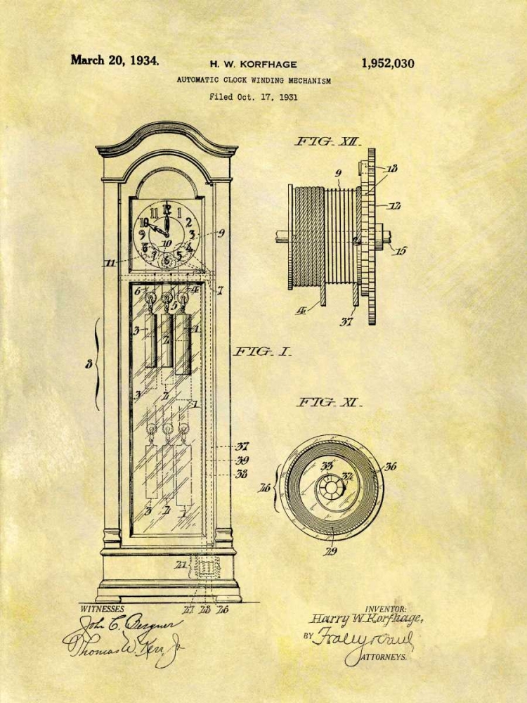 Automatic Clock Winding Mechan art print by Dan Sproul for $57.95 CAD