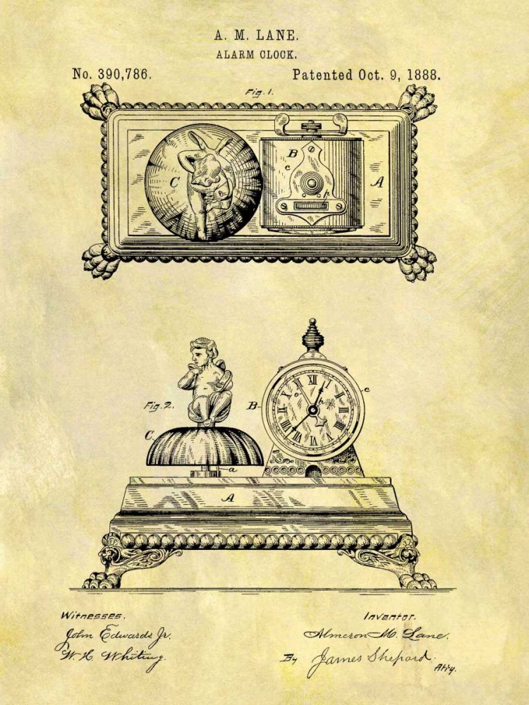 Alarm Clock - 1888 art print by Dan Sproul for $57.95 CAD