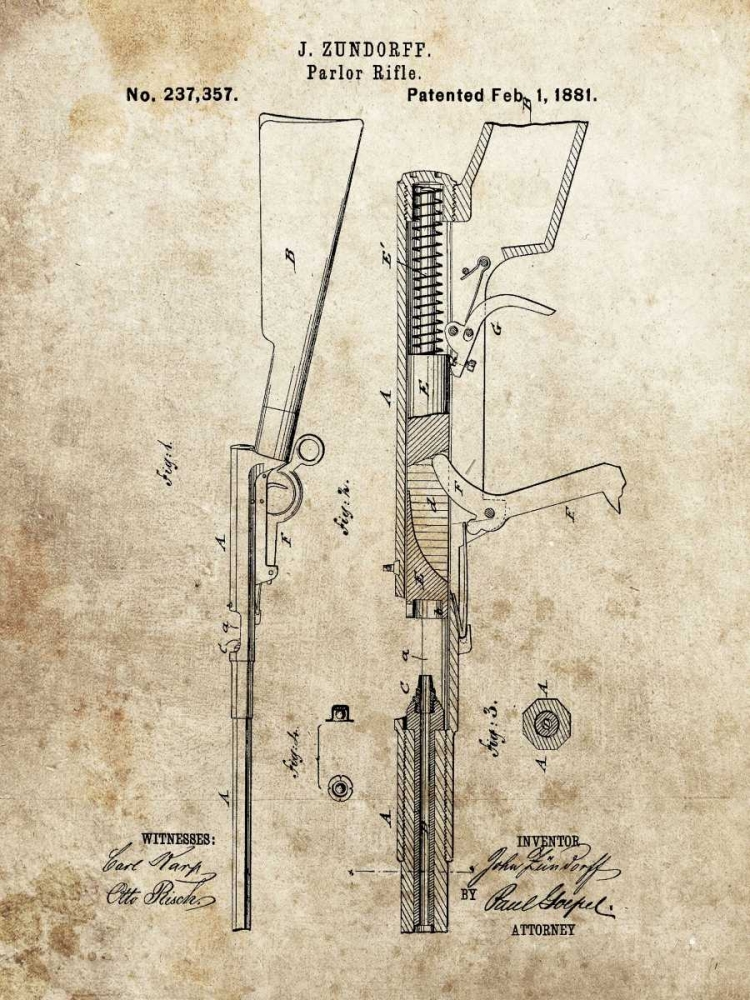 Parlor Rifle - 1881 art print by Dan Sproul for $57.95 CAD