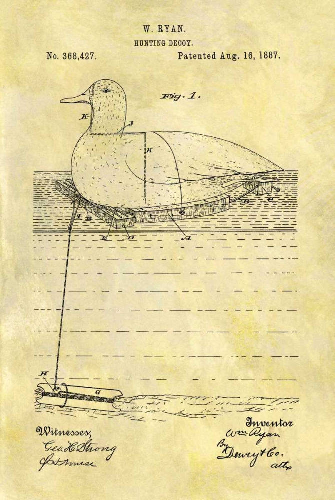 Hunting Decoy - 1887 art print by Dan Sproul for $57.95 CAD